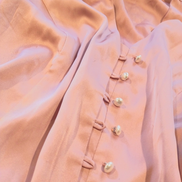 Small-medium silk mini cocktail dress - Picture 4 of 4